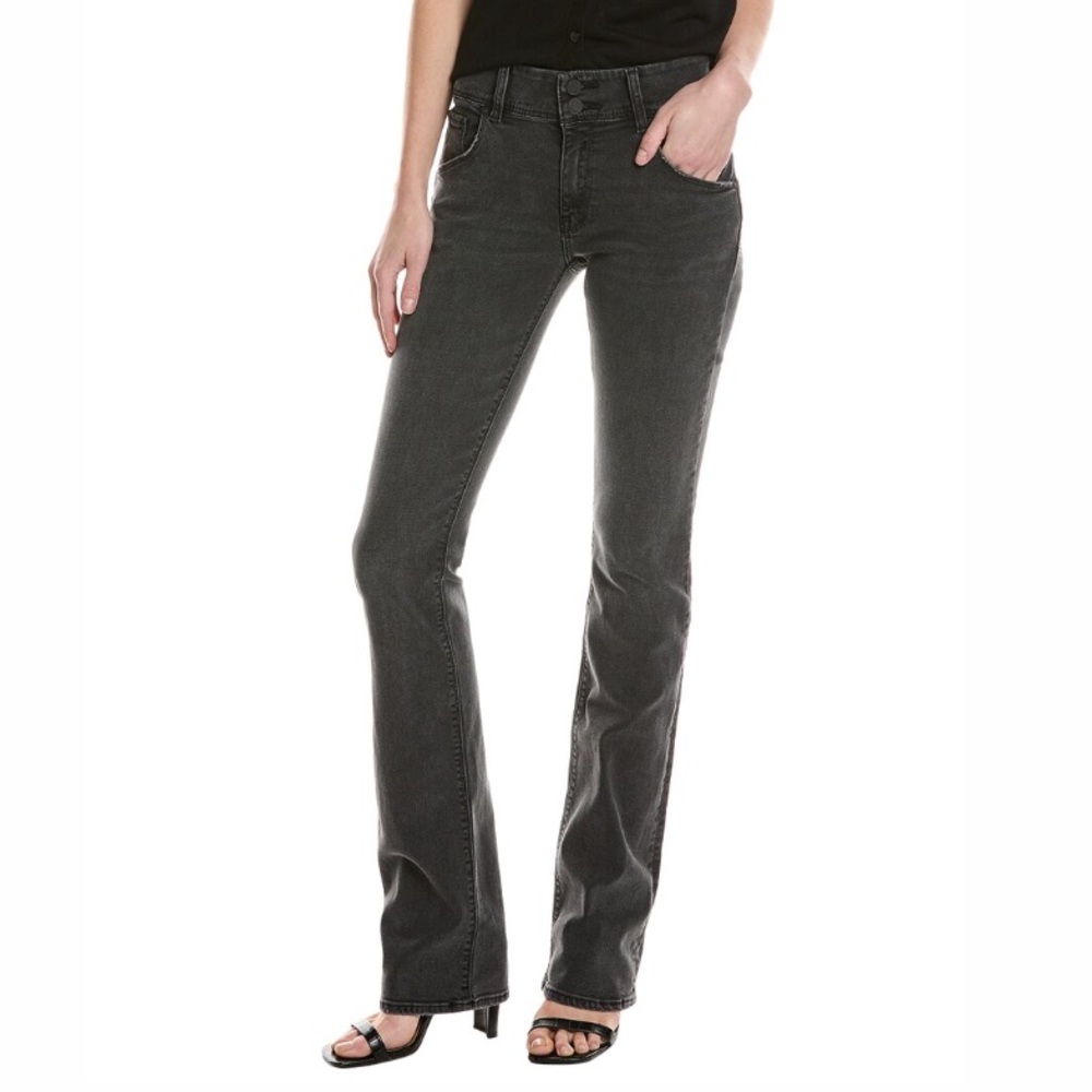 Hudson Beth Mid-Rise Baby Boot Cut Jeans in Granite (NWT)